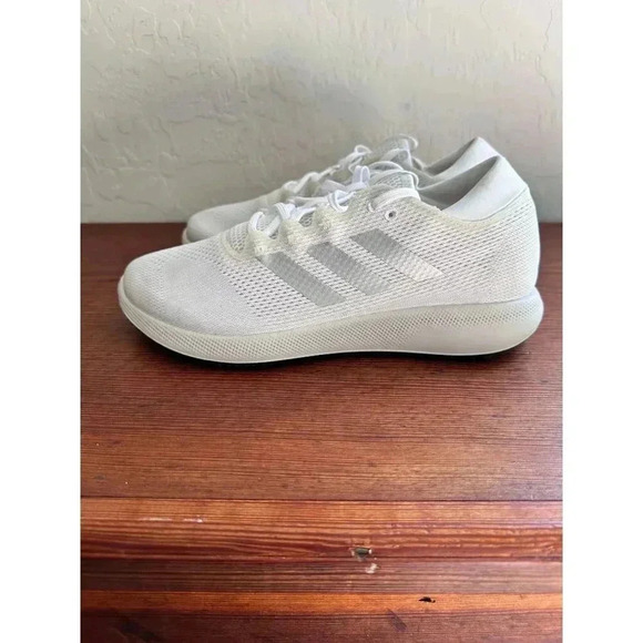 Adidas White Mesh Bounce Running Shoes Women’s 9 Lightweight Athletic DSV 20M002 - Picture 10 of 13